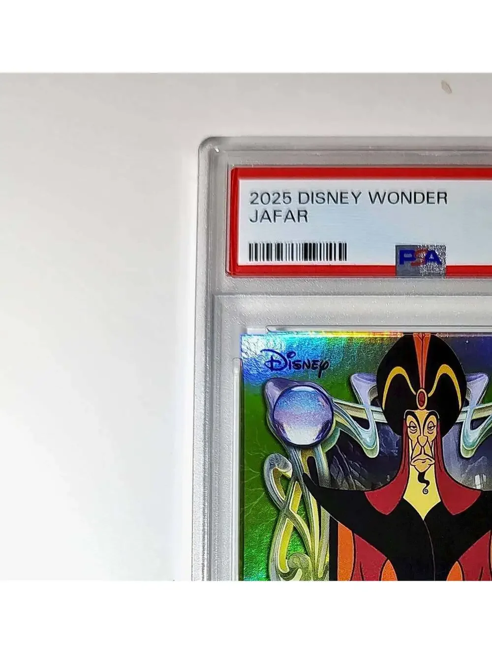 Jafar 2025 Topps Disney Wonder #178 Card Aladdin PSA 9